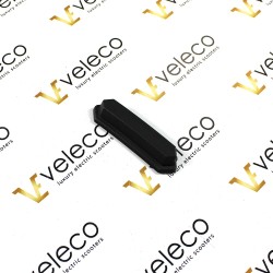 Czarny panel przedni z dekoracją Cristal