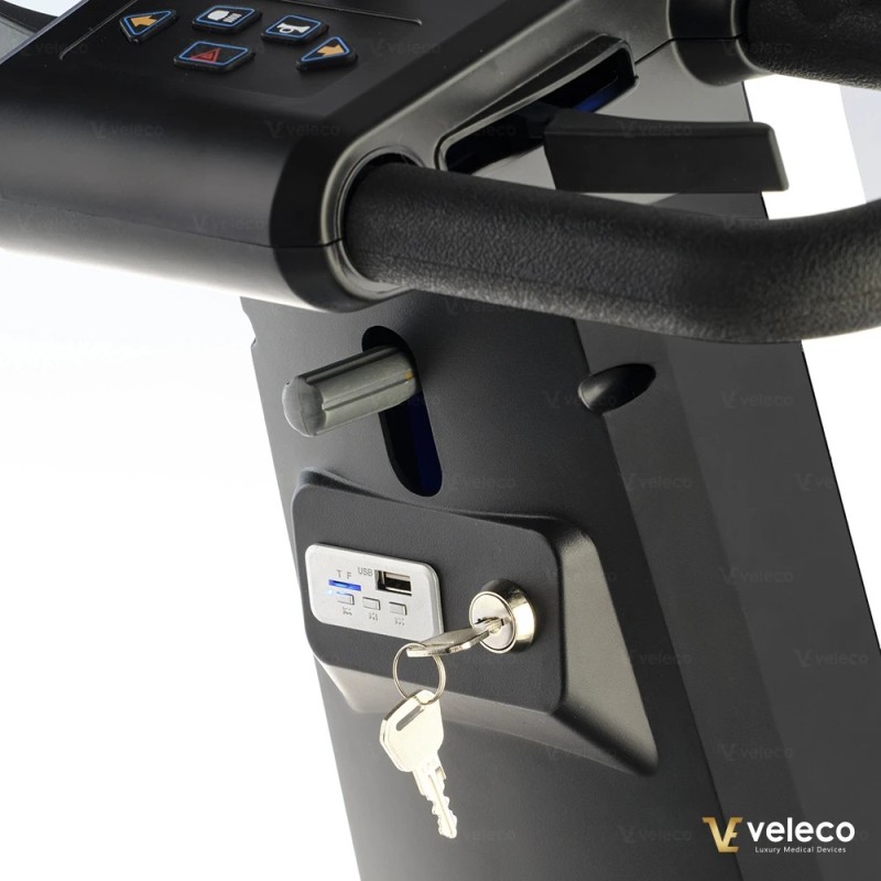 Veleco SHARPY comfortable mobility scooter with swivel captain seat