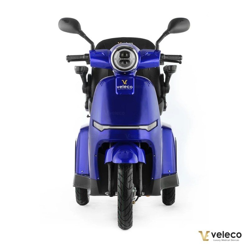 Veleco TURRIS – 3-wheeled mobility scooter with full LED lights