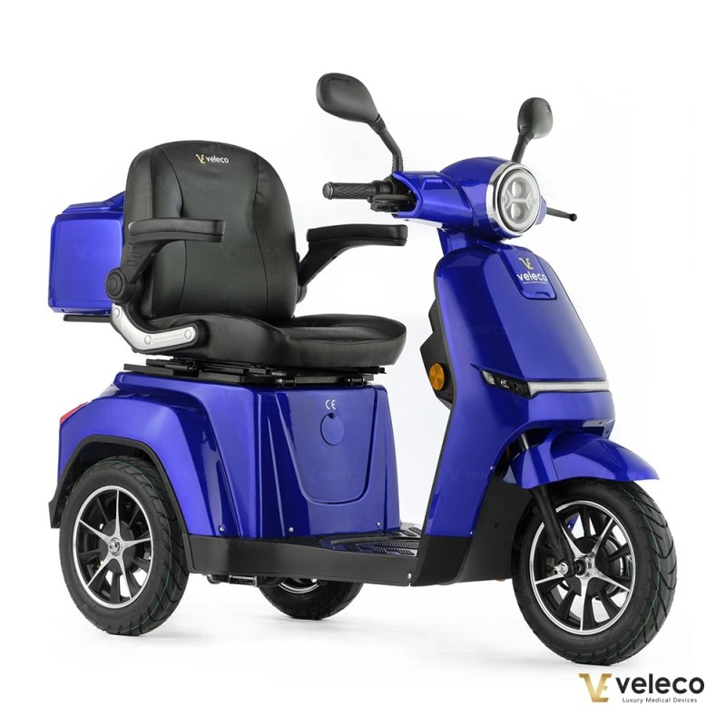 Veleco TURRIS – 3-wheeled mobility scooter with full LED lights