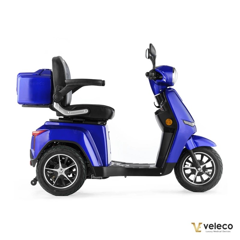 Veleco TURRIS – 3-wheeled mobility scooter with full LED lights