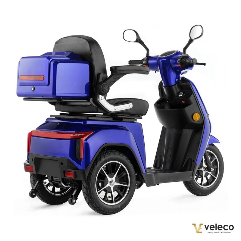 Veleco TURRIS – 3-wheeled mobility scooter with full LED lights