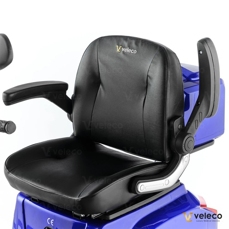 Veleco TURRIS – 3-wheeled mobility scooter with full LED lights