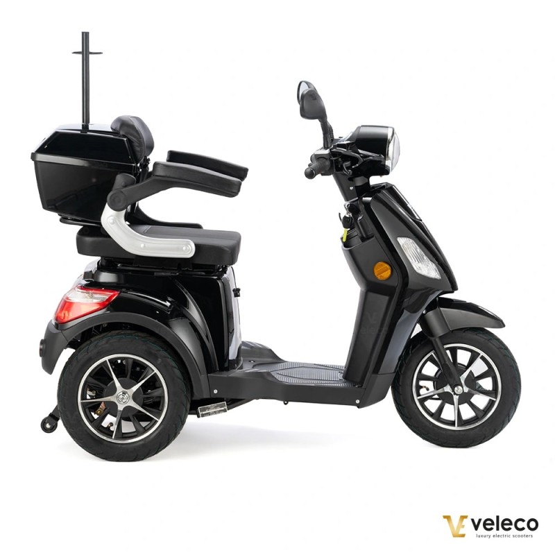 Veleco DRACO – 3-wheeled mobility scooter with extra equipment
