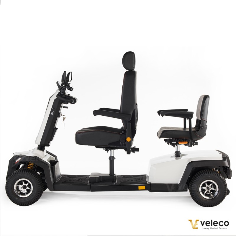 Veleco SHARPY comfortable mobility scooter with swivel captain seat