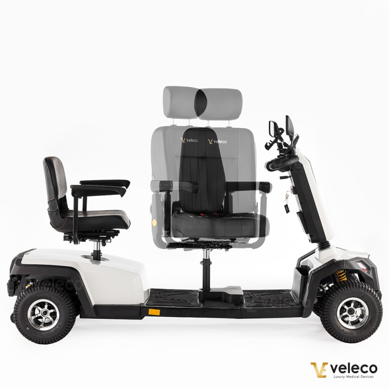 Veleco SHARPY comfortable mobility scooter with swivel captain seat