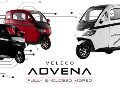 Fully enclosed electric moped ADVENA is back in Velobike’s range