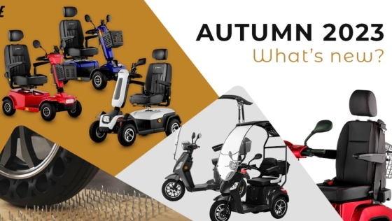 What’s new at Veleco? New mobility scooters on offer: autumn summary
