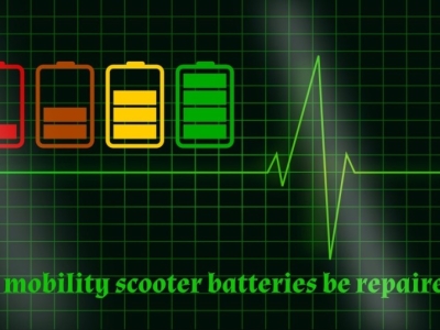 Can mobility scooter batteries be repaired?